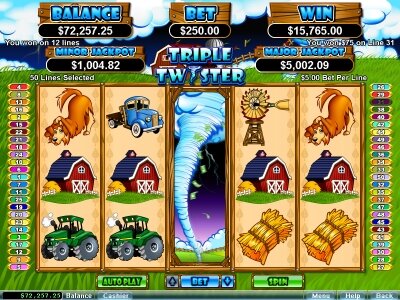 Play Triple Twister Slots Machine Online